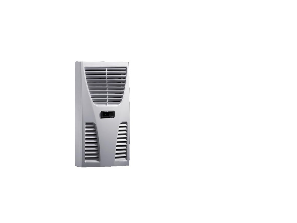 Rittal 3302.100 Blue e cooling unit, Wall-Mounted, 1126 BTU/h, 230 V, 1 Phase, 50/60 Hz, Type 12, Carbon Steel, 21.7" H x 11" W x 5.51" D
