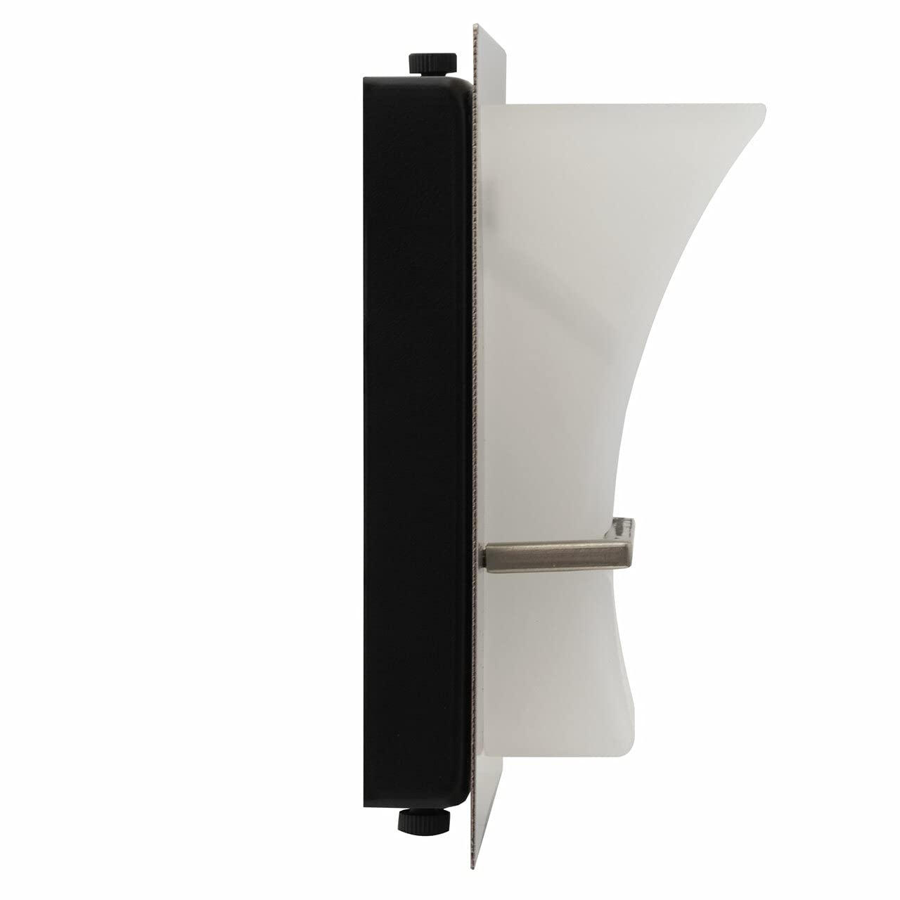 RecPro 12V LED RV Wall Light, Frosted Glass Sconce, Model RP-1447, White