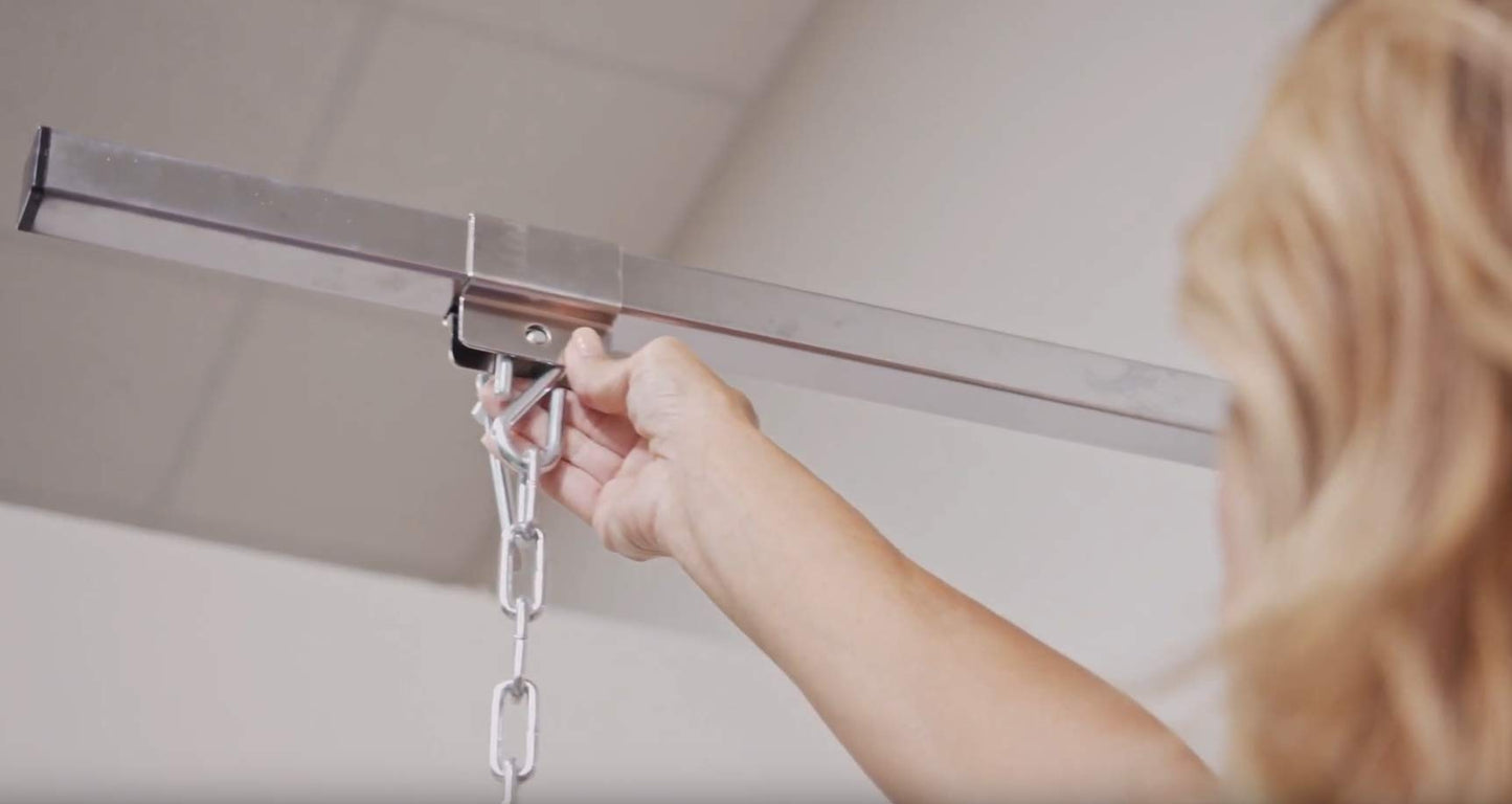 Lumex 2800A Versa-Helper Trapeze Bar for Bed Mobility, Chrome, Medical Assist Handle, Optional 2840A Floor Stand (Sold Seperately)
