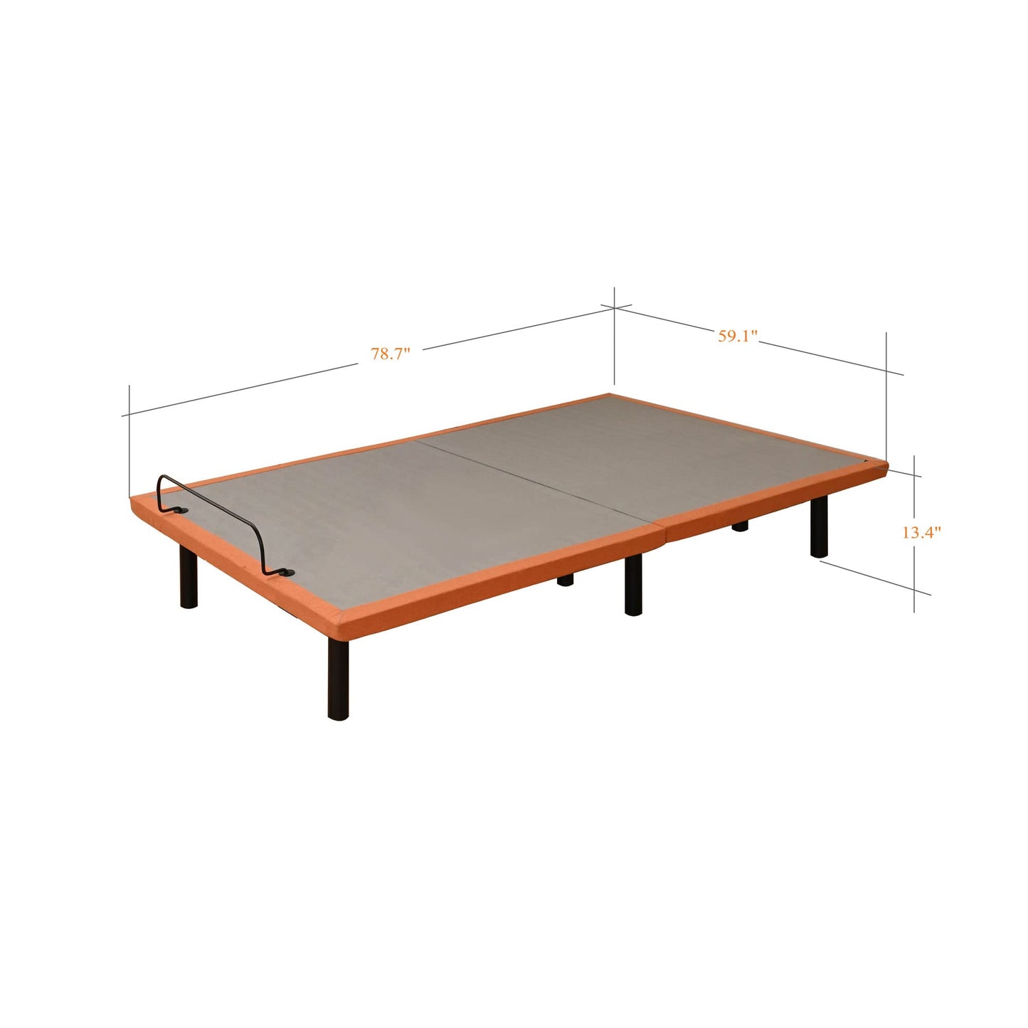 ESHINE Adjustable Bed Frame Queen - Easy to Install in 5 Minutes, Adjustable Bed for Massage, Zero Gravity, Under Bed Lights, Wireless Remote, Foot&Head Incline, Smart Bed, 3000 Premium Series
