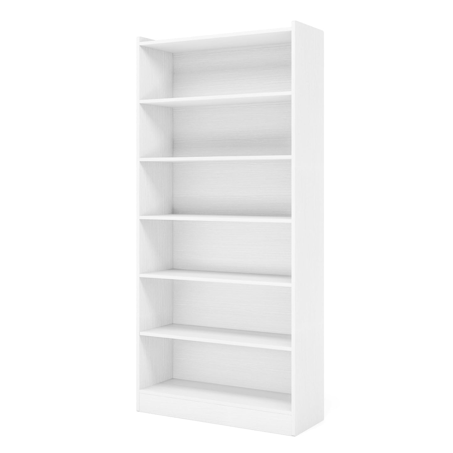 Tribesigns 78-inch Tall Bookcase, Modern 7-Tier White Library Bookshelf with Storage Shelves, Large Open Bookcases Display Shelving Unit for Bedroom Living Room Office