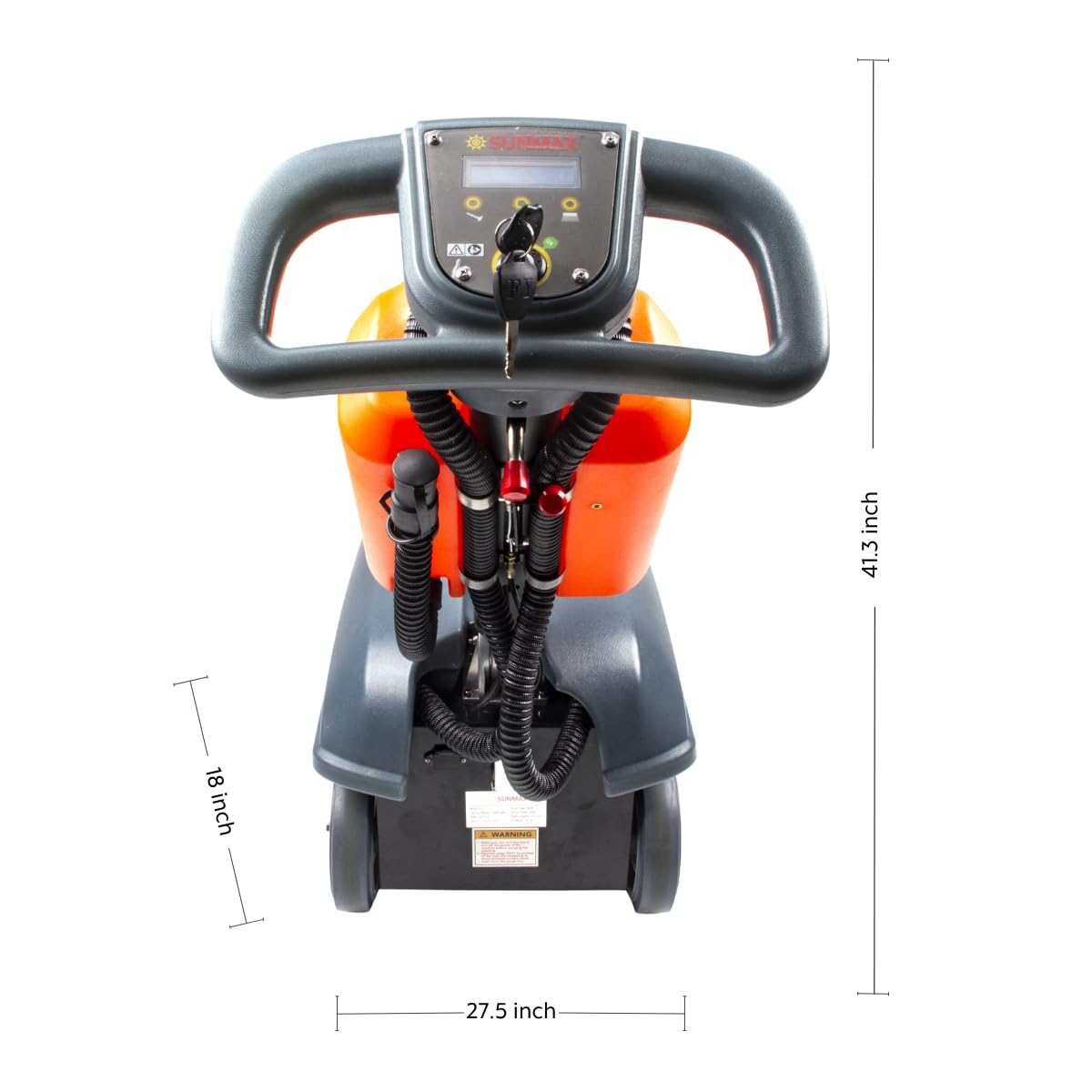 14" Commercial Compact Floor Scrubber Dryer Machine, 14500 sqft/h, 4-Gal Sewage Tank, 3.5 Hour Fast Charging Efficient Cleaning for Hard Floors | RT15+