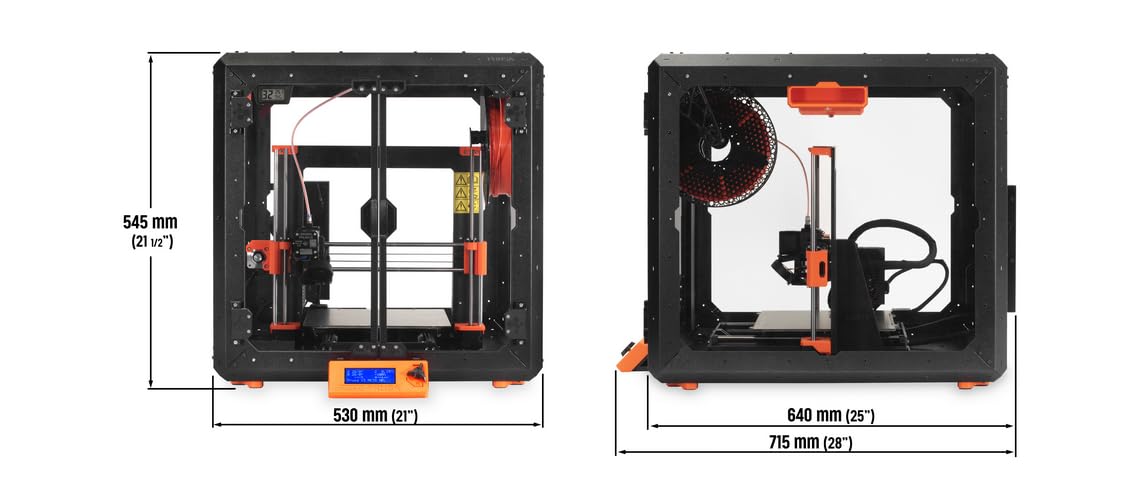 Original Prusa Enclosure for MK4S – Modular 3D Printer Enclosure for Stable Printing, Noise Reduction & Improved Print Stability, 20.87 × 21.46 × 28.15 inches