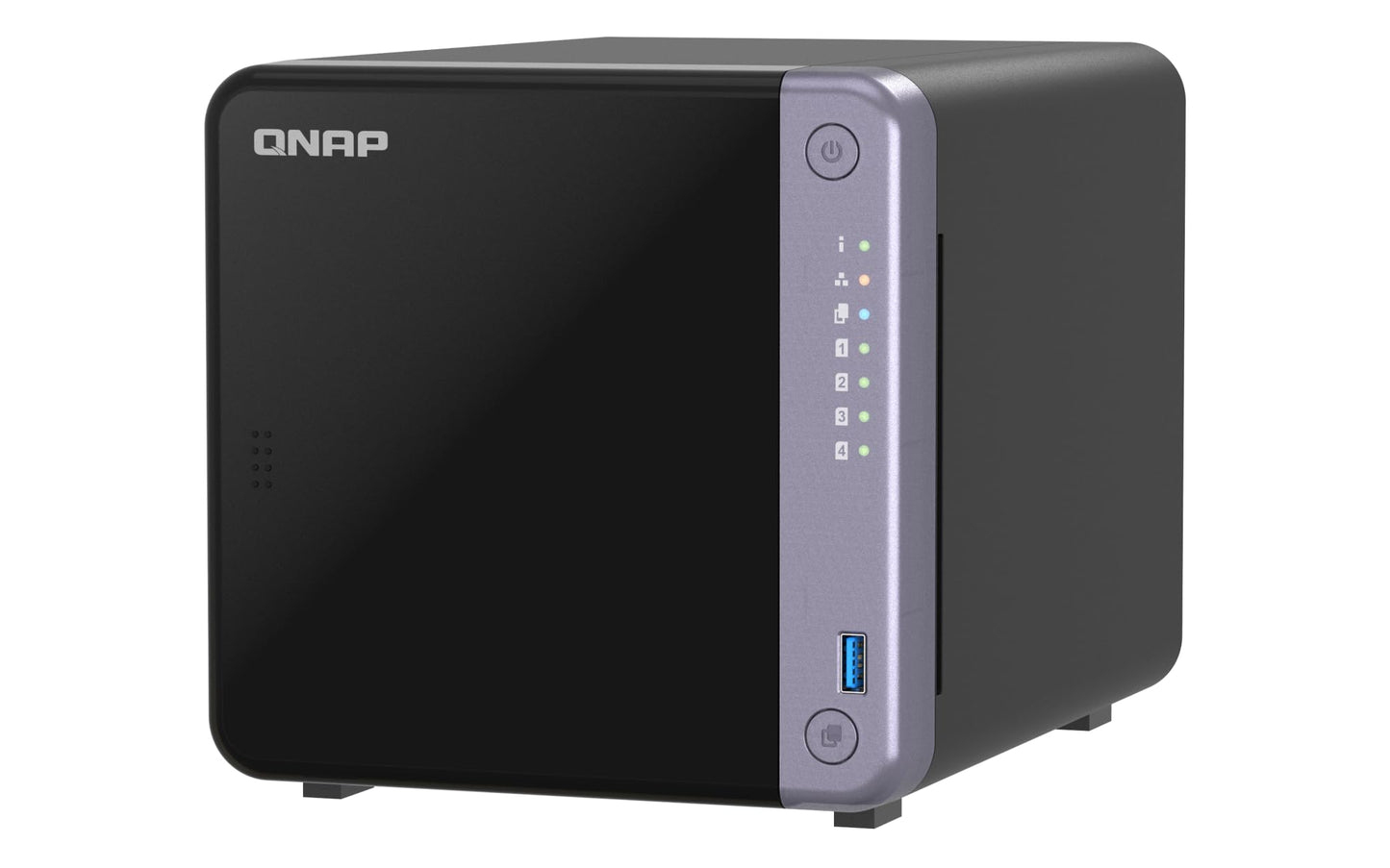 QNAP TS-432X-4G-US 4 Bay 10GbE Desktop NAS with ARM Alpine AL524 Quad-core Processor and 4 GB DDR4 RAM (Diskless)