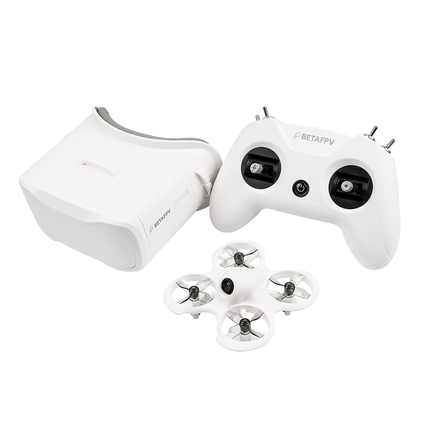 BETAFPV Cetus FPV RTF Drone Kit for Brushed Racing Drone, with LiteRadio 2 SE Transmitter VR02 FPV Goggles, Fly FPV Drone Kit for Beginners to Fly Faster Further