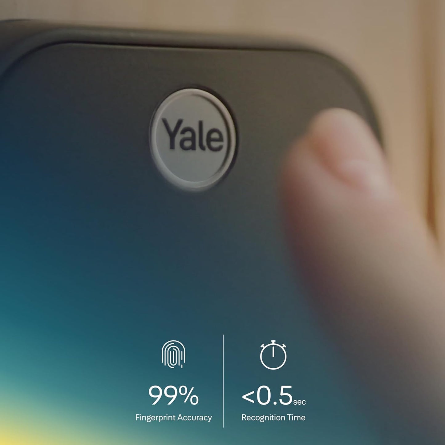 Yale Assure Lock 2 Touch Deadbolt, Oil Rubbed Bronze Smart Entry Door Lock with Z-Wave (ZW3) Connected Touch Keypad and Fingerprint Scanner, YRD420-F-ZW3-0BP