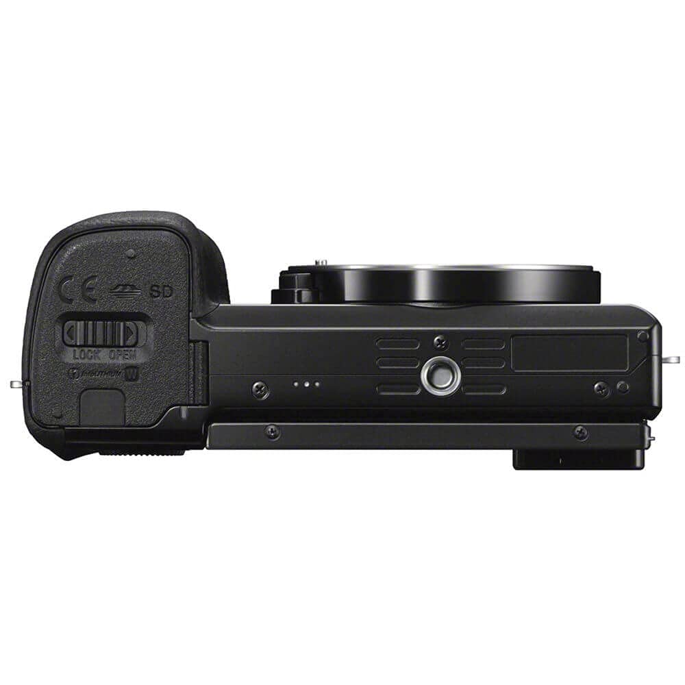Sony Alpha a6000 Mirrorless Digital Camera w/ 16-50mm and 55-210mm Power Zoom Lenses Black