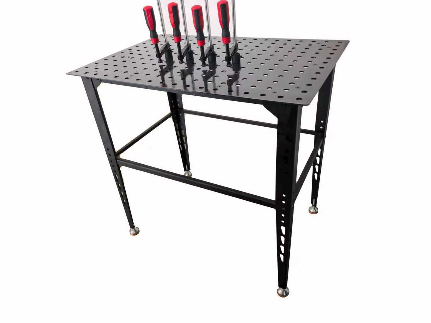 36 in. x 24 in. Welding Table with 4 x Weld Clamps,600 Lbs Weight Capacity, 16mm Holes