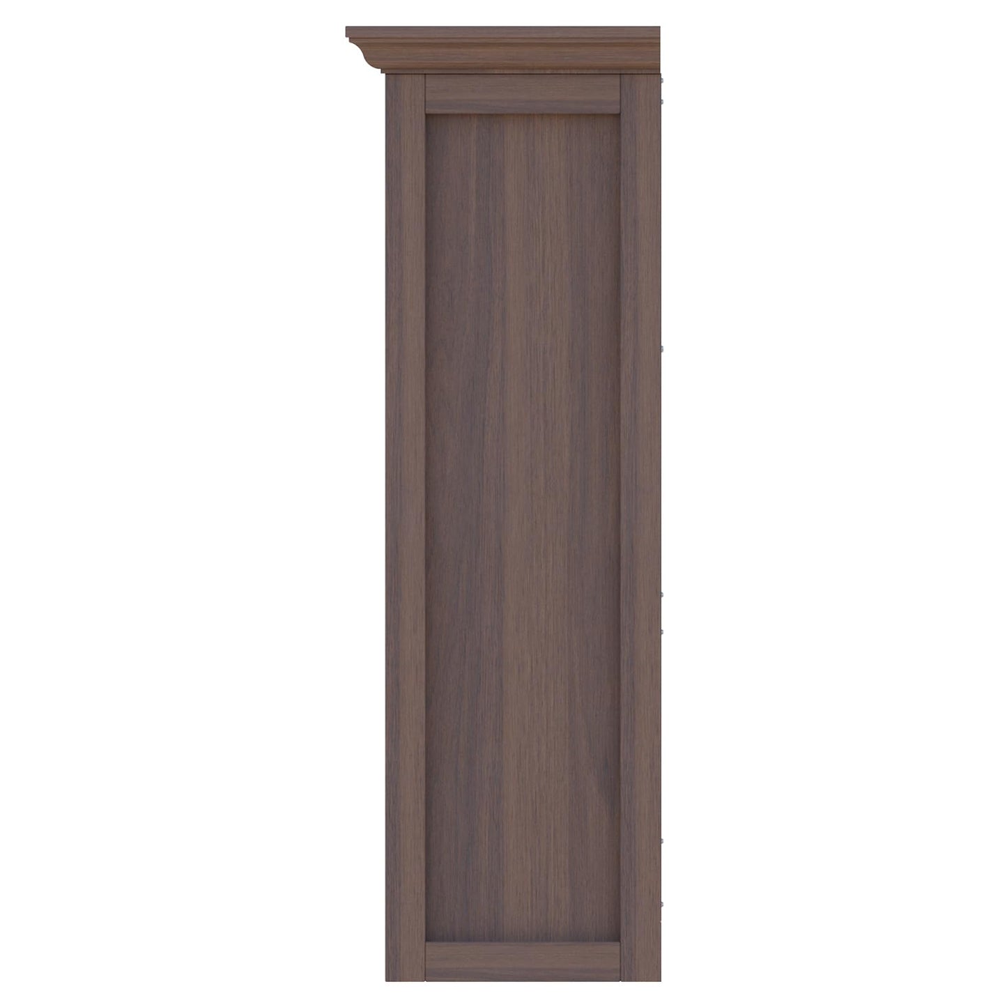 OSCHF Cube Shelf Bookcase with Base - Wooden 3 Tiers Floor Standing Low Storage Cabinet for Home and Office, 12-Cube Lattice Bookshelf, Walnut