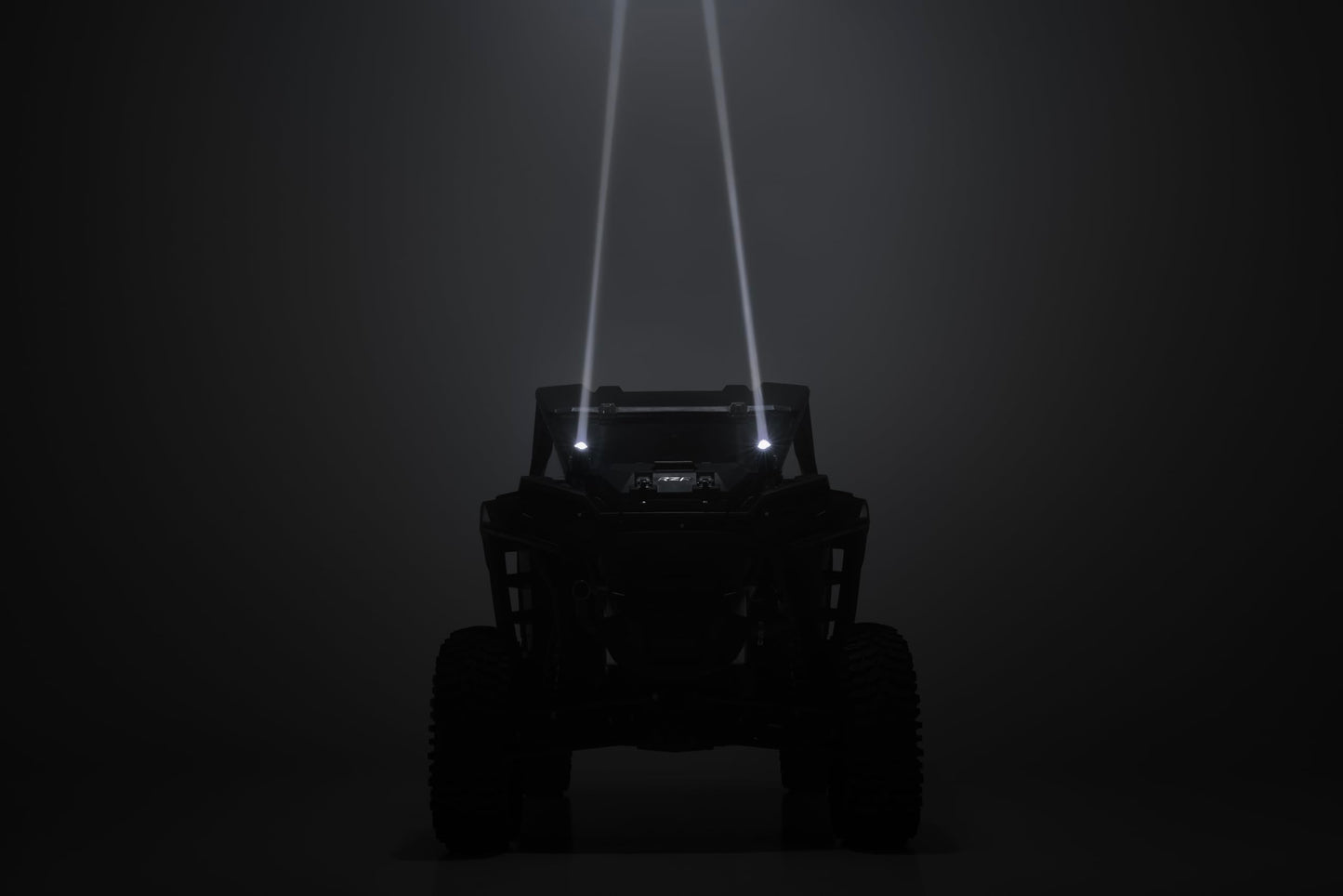 Rough Country Laser Whip Light Kit w/Remote - Multi-Function, Aluminum, 10W, Black, Model 78870