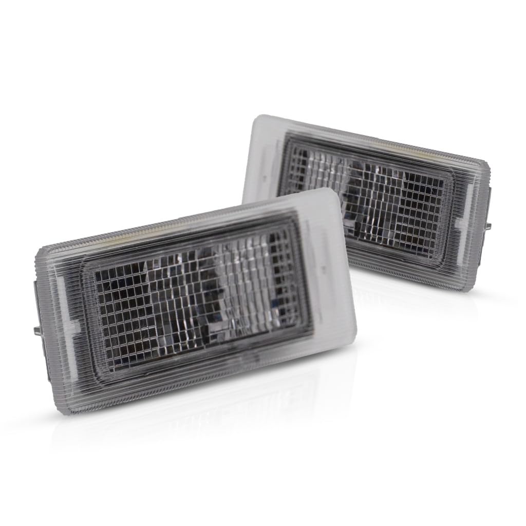 KarParts360 License Plate Light Unit Pair for GMC Acadia 2017-2019 | CAPA Certified | Replacement for GM2870100, GM2870100C