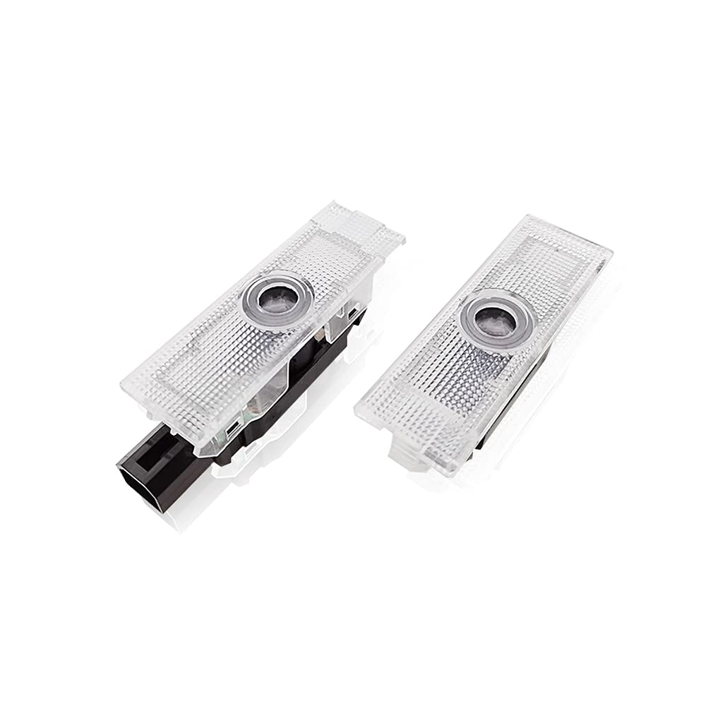 BuJinZeTui 2PCS Door Lights Logo for Challenger 2015-Present, LED Ghost Shadow Projection Light, Color 03, Plastic