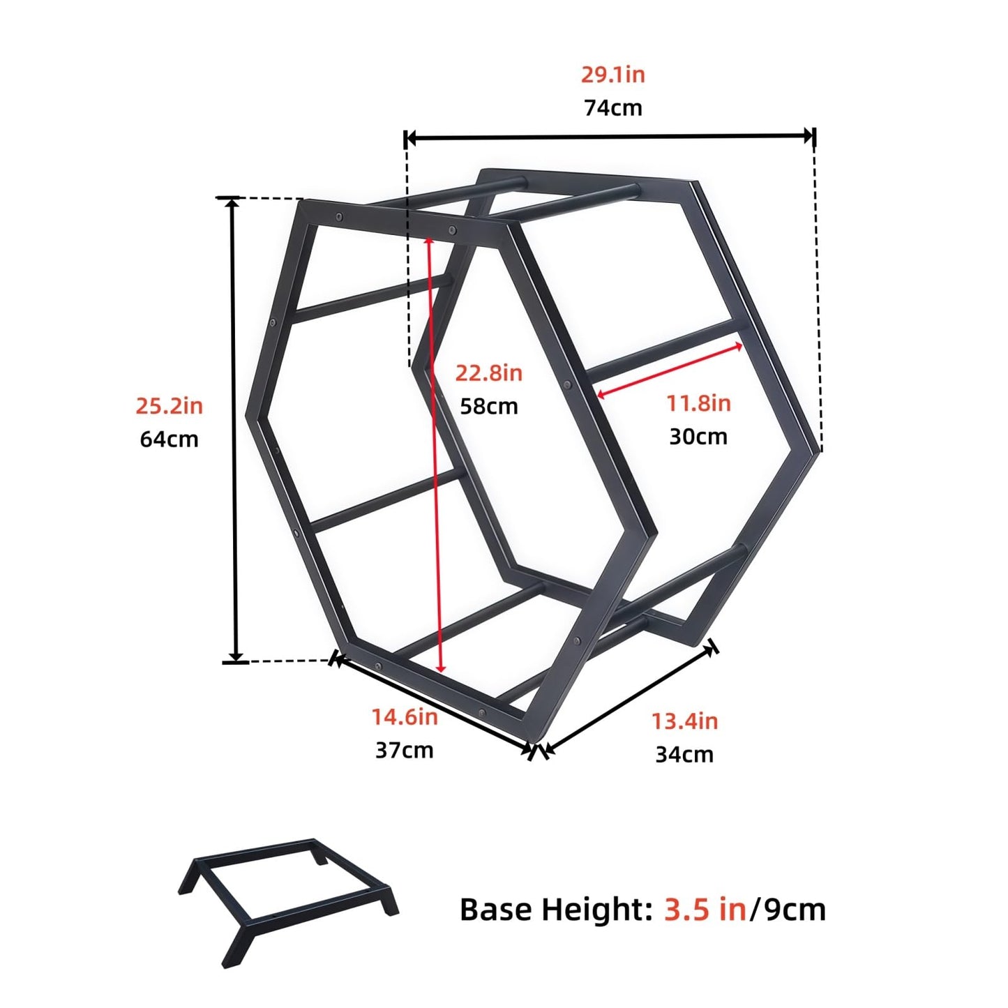 Adjustable Car Rim Display Rack, Freely Combinable Rim Storage Rack, Suitable for Auto Repair Shops and Tire Stores(4 Frames)
