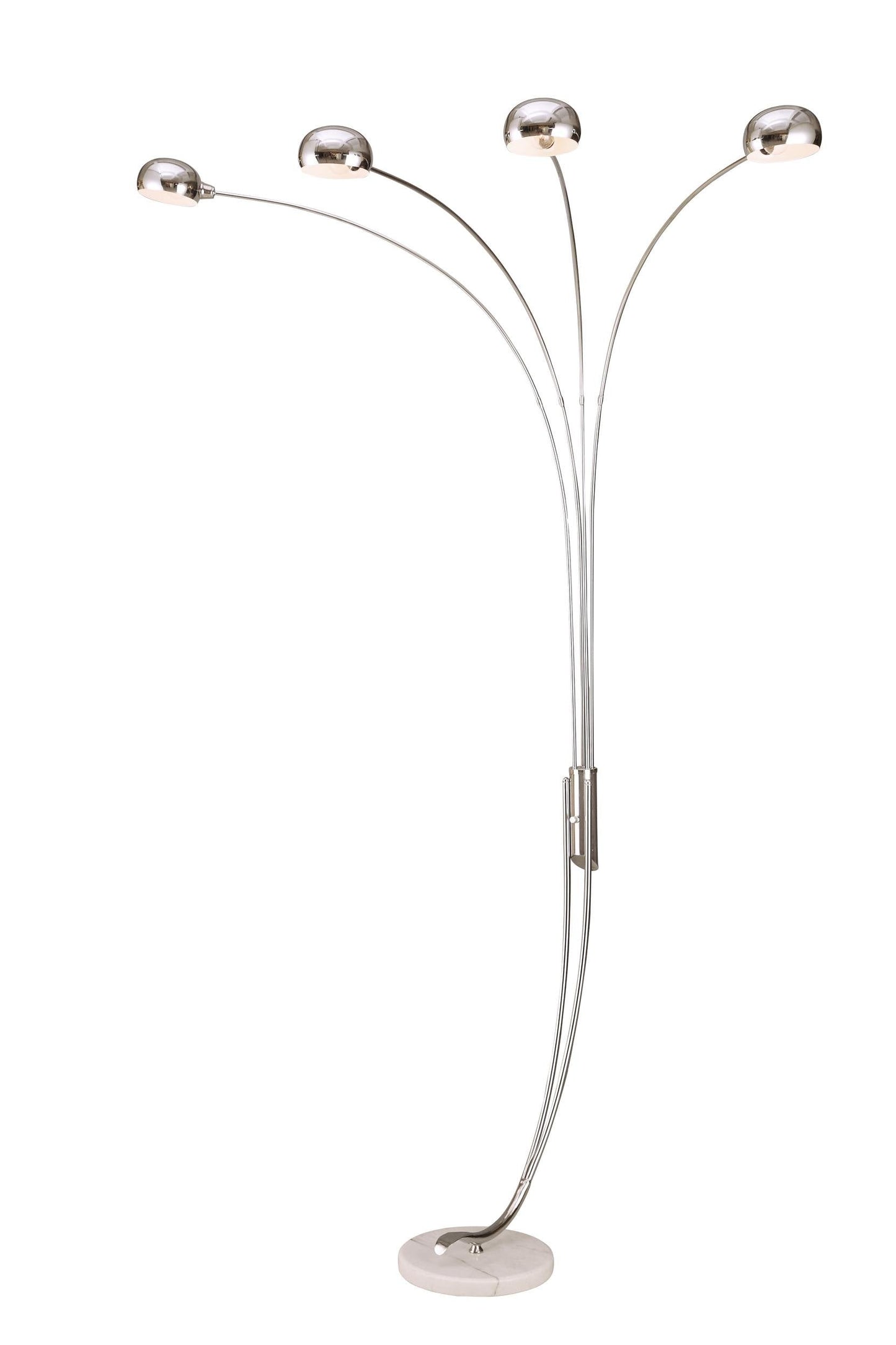 ORE Four Arch Floor Lamp K-9741SR, 88-Inch, Metal, Silver