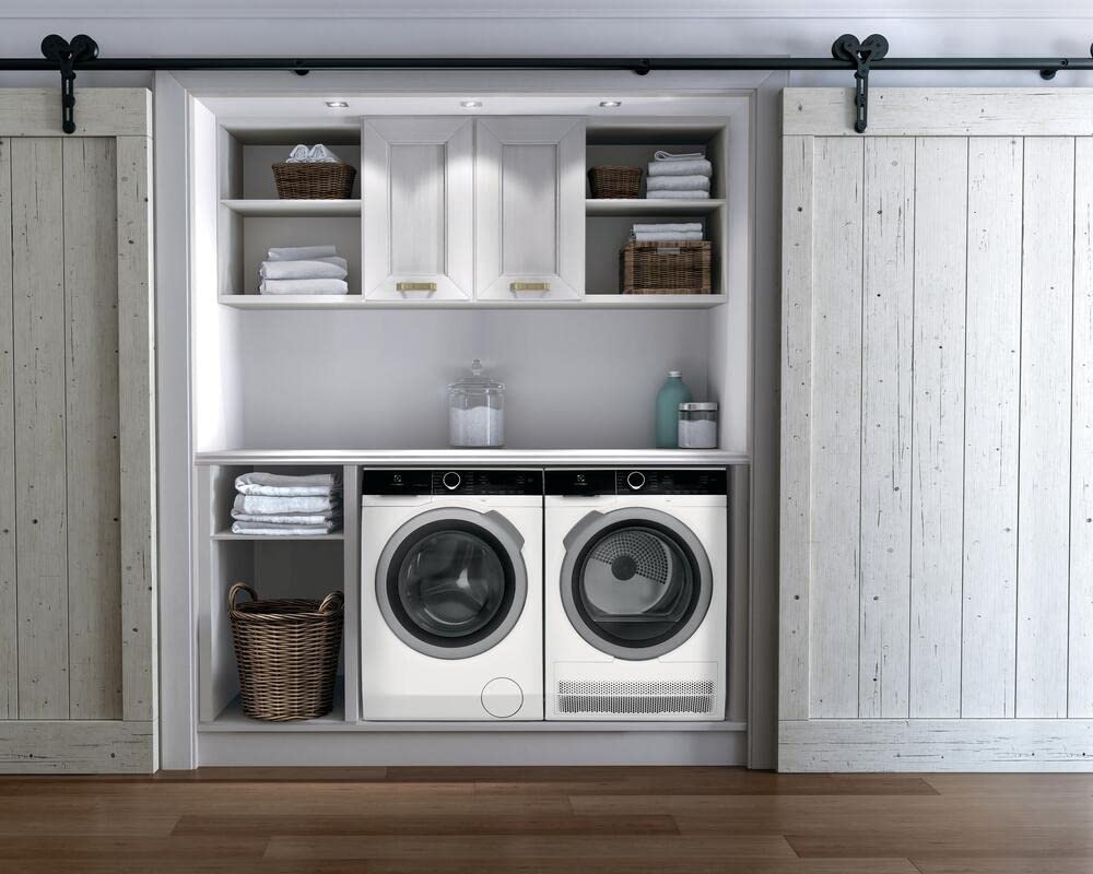 Electrolux 24 in. 4.0 cu. ft. Compact Stackable Electric Ventless Dryer in White with Instant Refresh ELFE4222AW