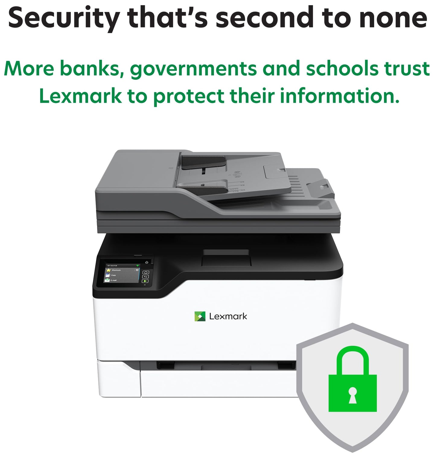Lexmark CX331adwe Laser Printer - Color - 26 ppm Mono / 26 ppm Color - 600 dpi Print - Automatic Duplex Print - Wireless LAN, White (40N9070)