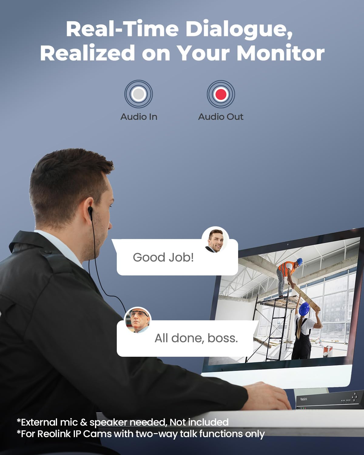 REOLINK 36CH Network Video Recorder for Home Security Camera System, No PoE Port, Requires Reolink PoE Switch, Integrated O/I Alarm System, Up to 48TB Storage, No HDD Included, RLN36
