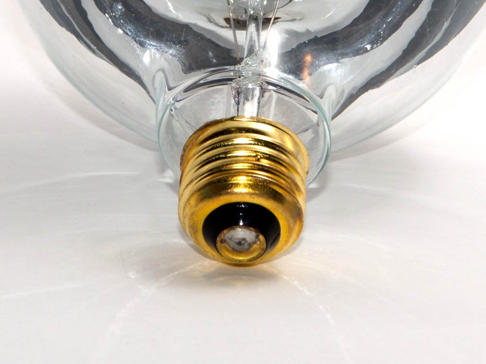 Bulbrite 100W Globe Shape Bulb, Half Chrome, Warm White, Model 100G40HM, Single Item