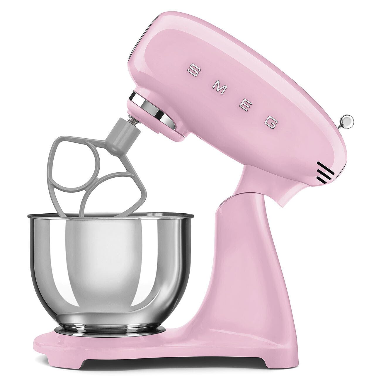 Iconic 1950s Retro Design Durable die-cast aluminum construction with glossy finish brings timeless Italian style to modern kitchens.