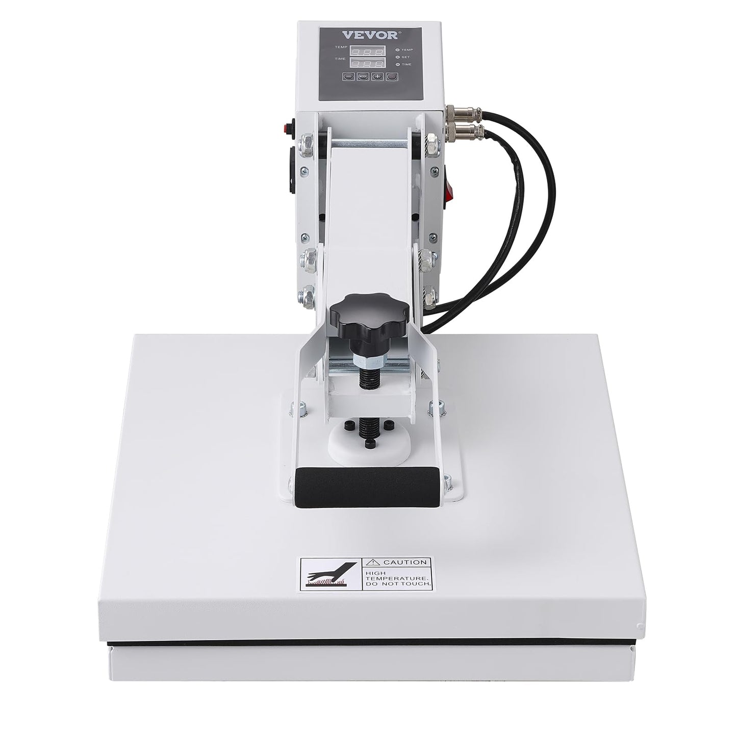 VEVOR Heat Press, 15x15 Heat Press Machine, Fast Heating, High Pressure Heat Press Machine for T-Shirt, Power Digital Industrial Sublimation Printer for Heat Transfer Vinyl, Easy to Use, White
