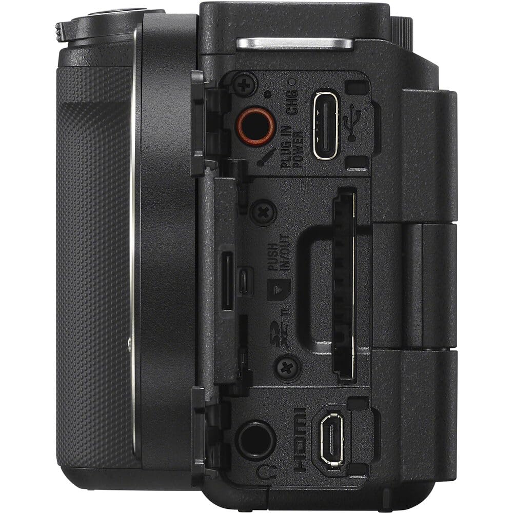 Sony ZV-E10 II Mirrorless Alpha APS-C Camera Body + 16-50mm F3.5-5.6 OSS II Zoom Lens Black ZVE10M2KB Content Creators Bundle with Deco Gear Case + Microphone + Extra Battery + Tripod Accessories Kit