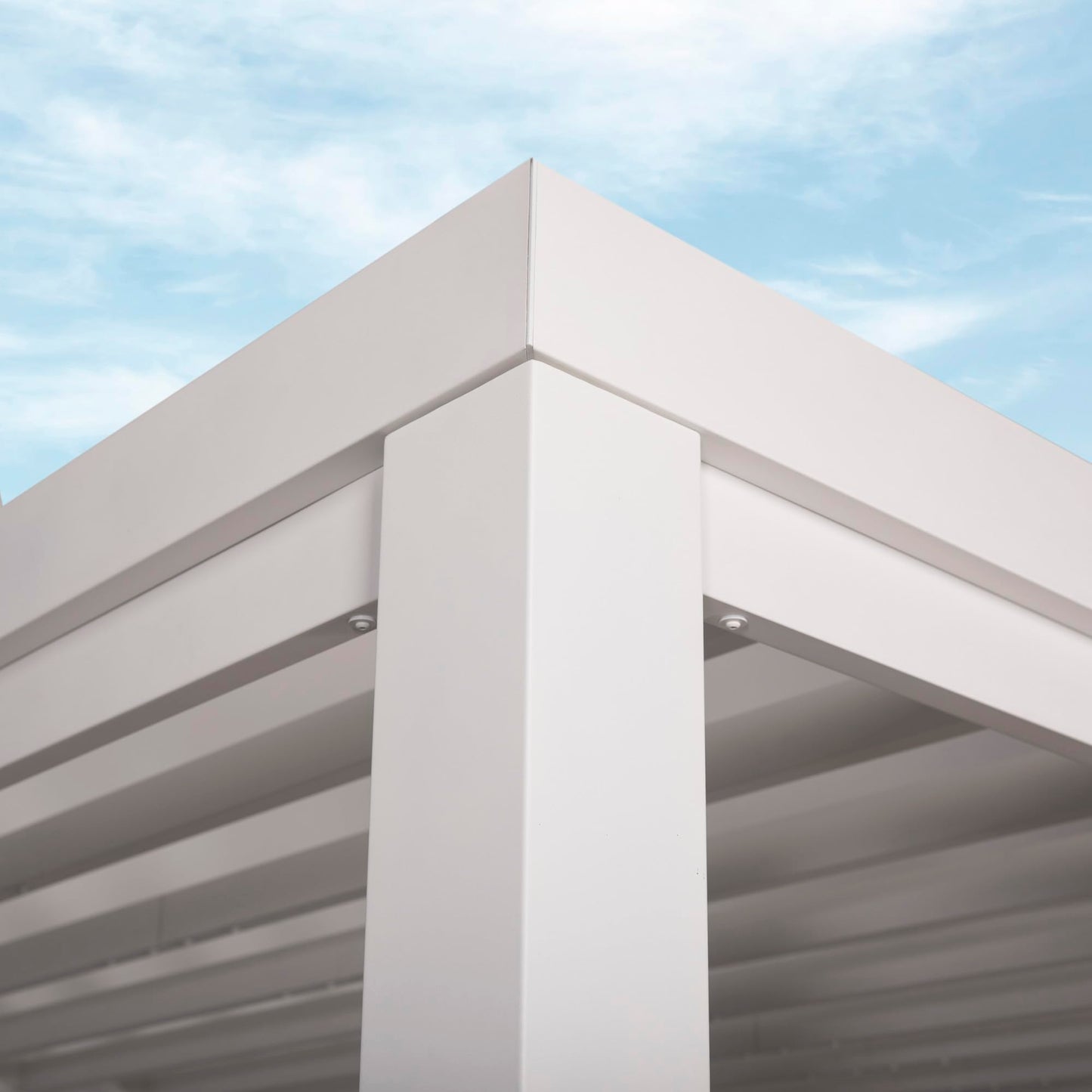Backyard Discovery Windham 14' x 10' Modern Galvanized Steel Pergola Kit with Shade Sail Canopy, All-Season Durability, PowerPort, High-Wind Rating for Outdoor Patio, Garden, Deck, Entertaining