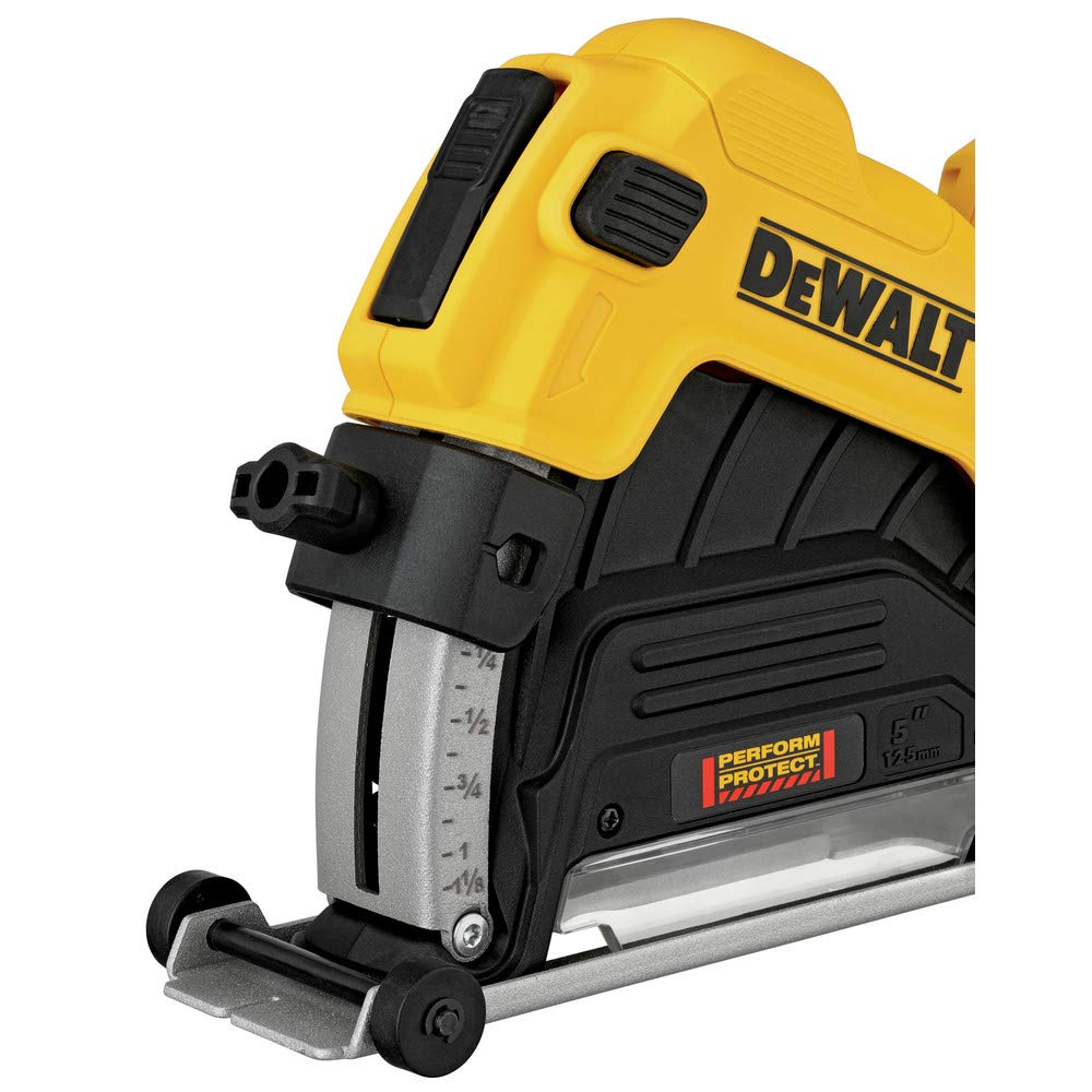 DEWALT Angle Grinder With Dust Shroud Kit, 4-1/2-Inch to 5-Inch (DWE46123)
