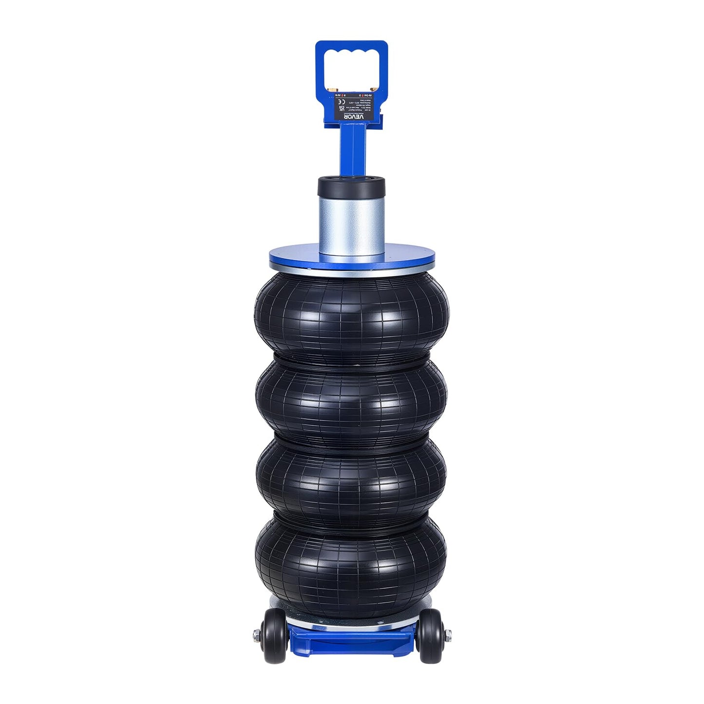 VEVOR Air Jack, 6 Ton/13227 lbs Airbag Jack, Lift Up to 26.5 inch with Heightened Column, Adjustable Handle & Thick Rubber Pad, 2-5 s Fast Lifting Pneumatic for Car, SUV, Pickup Truck Repair, Garage