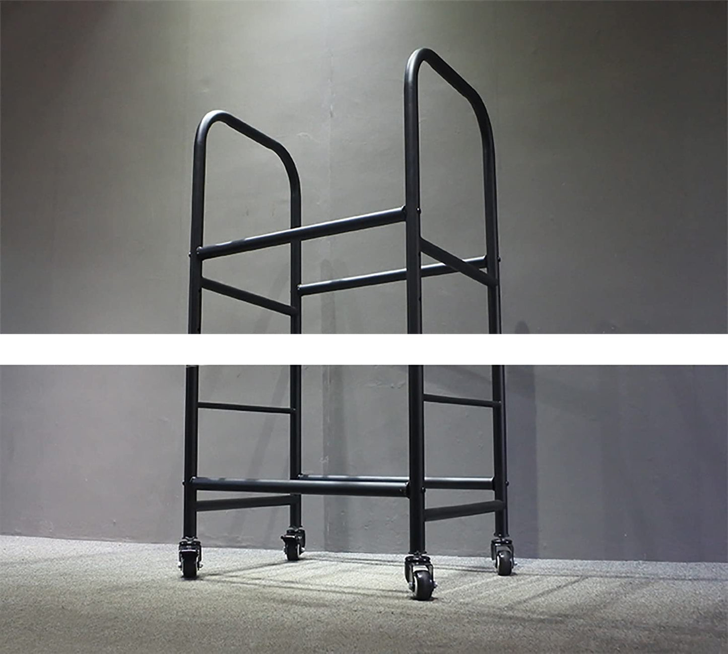 Tire Storage Rack for Garage, 2-Tier Black Tire Storage Rack, Freestanding Multi Tire Display System, for Garage, Carport, Shop, Sheds, for Holds 4 Tire with Rims