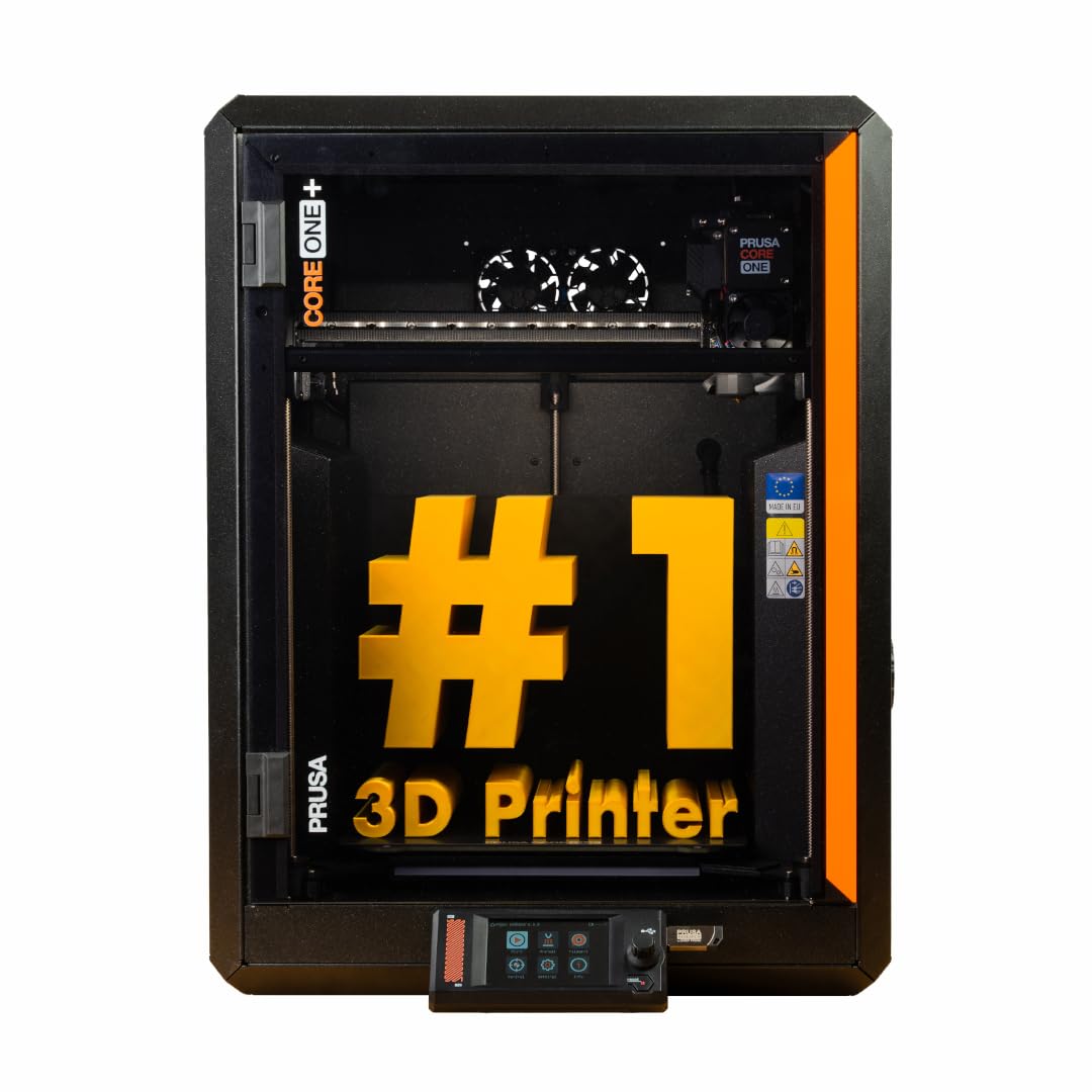 Original Prusa CORE One+ CoreXY 3D Printer – Fully Enclosed High-Speed FDM Printer with Active Temperature Control, Automatic Ventilation & 1kg Prusament PLA Included
