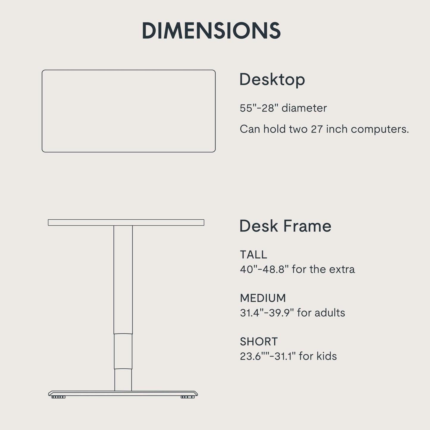 FLEXISPOT E6 MAX Bamboo 55x28 Inch Dual Motor 3-Stage Heavy Duty Standing Desk, 330lbs Weight Capacity, Height Adjustable Desk w/Cable Management & Wheels (Solid Bamboo Desktop + Black Frame)