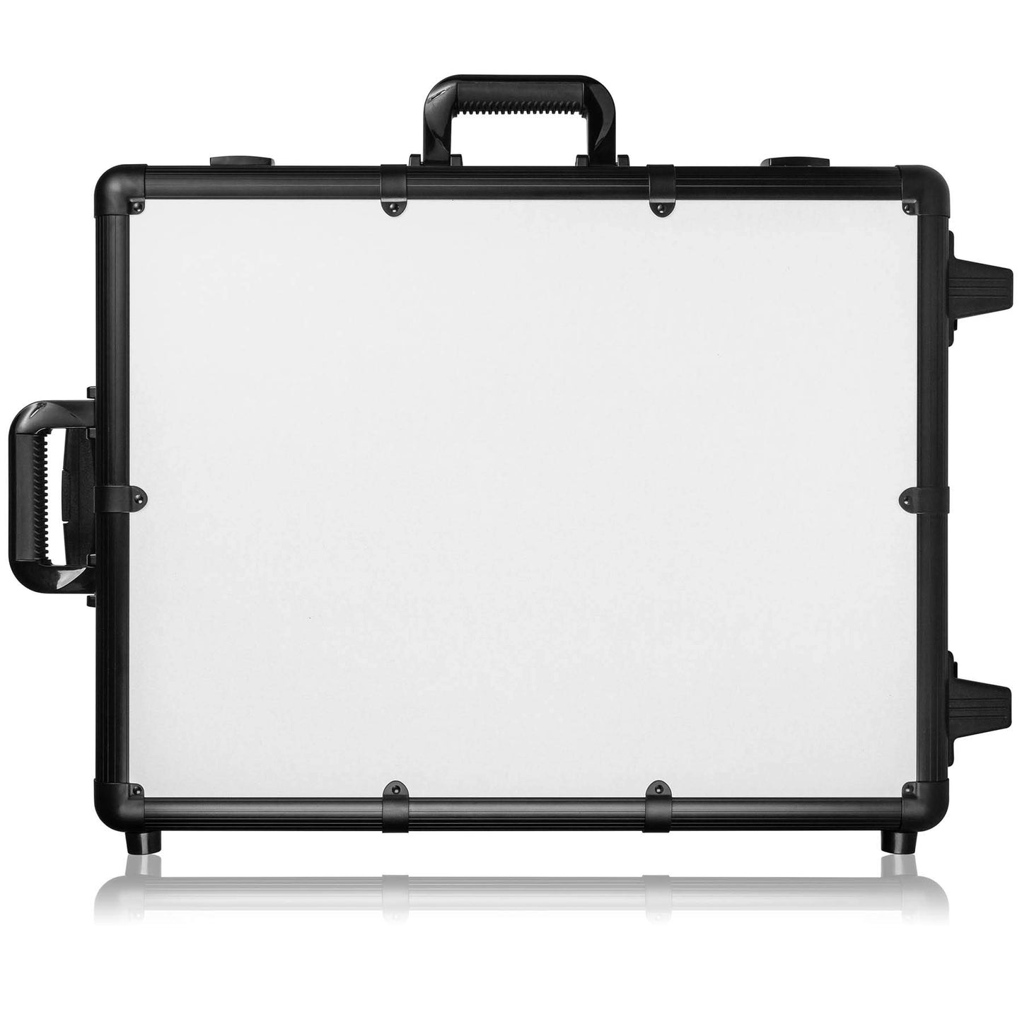 SHANY Studio ToGo Wheeled Trolley Makeup Case & Organizer with Light - Off White