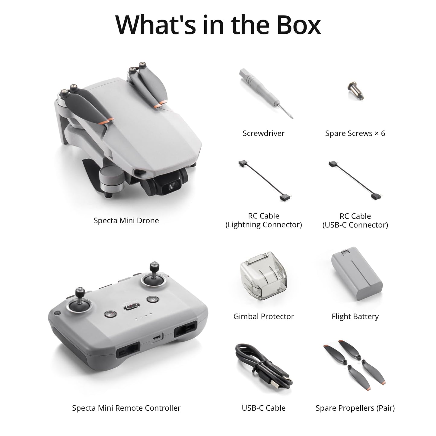 Specta Drone with Camera 4K for Beginners and Adults, 6.2-Mile Transmission, 4K/30fps Video, Under 249g Travel Friendly, 31-Min Flight Time, One-tap Takeoff and Landing, Smart Return, Easy to Fly