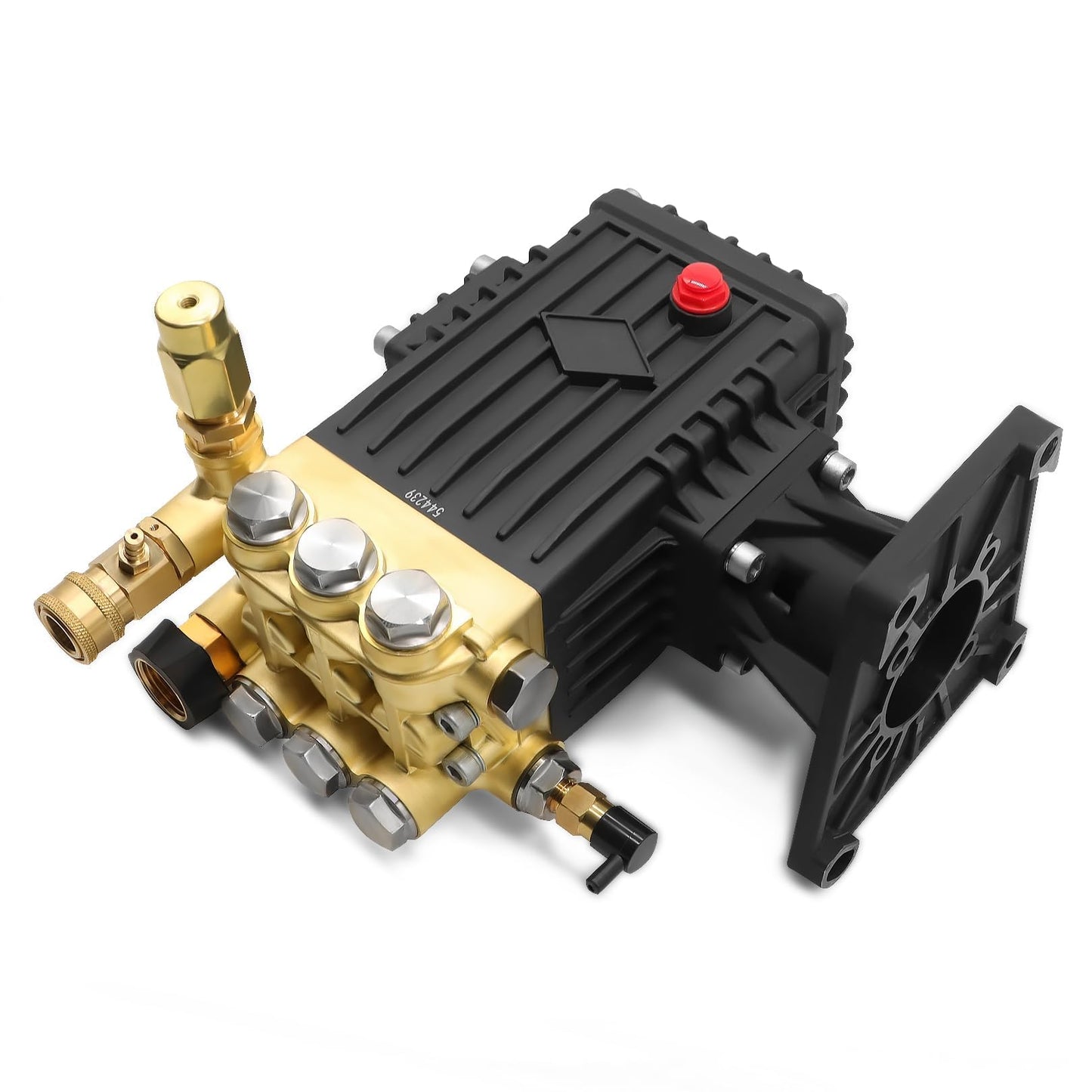 Jecoupoon 4000 PSI 4GPM Gas Pressure Washer Pump Compatible with 1" Shaft High Pressure Washer 9-15HP 270-340CC GX340 GX390 GX270