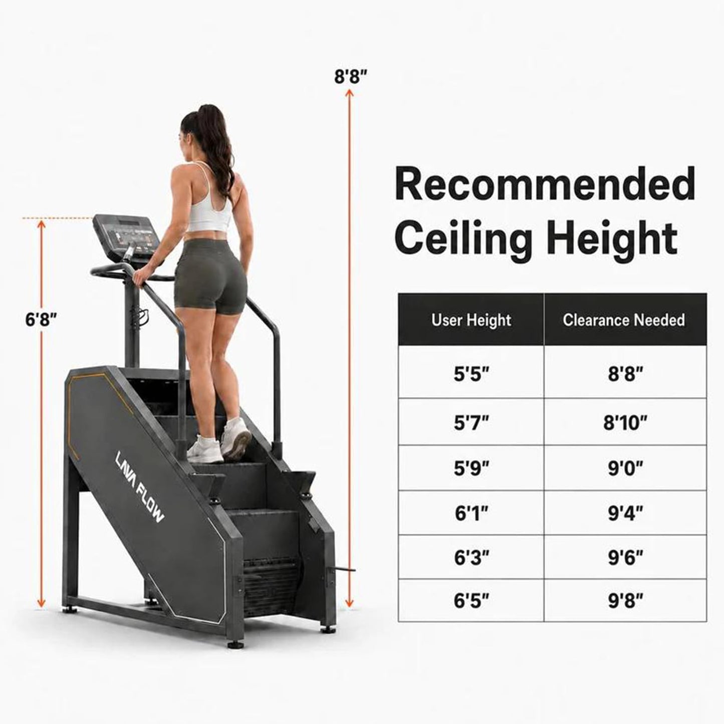 GMWD Stair Stepper Machine, Commercial Grade Stair Climber with Bluetooth, Stair Machine for Cardio, 15 Resistance Levels, 24-164 Steps/Min, Exercise Machine with LED Display for Home