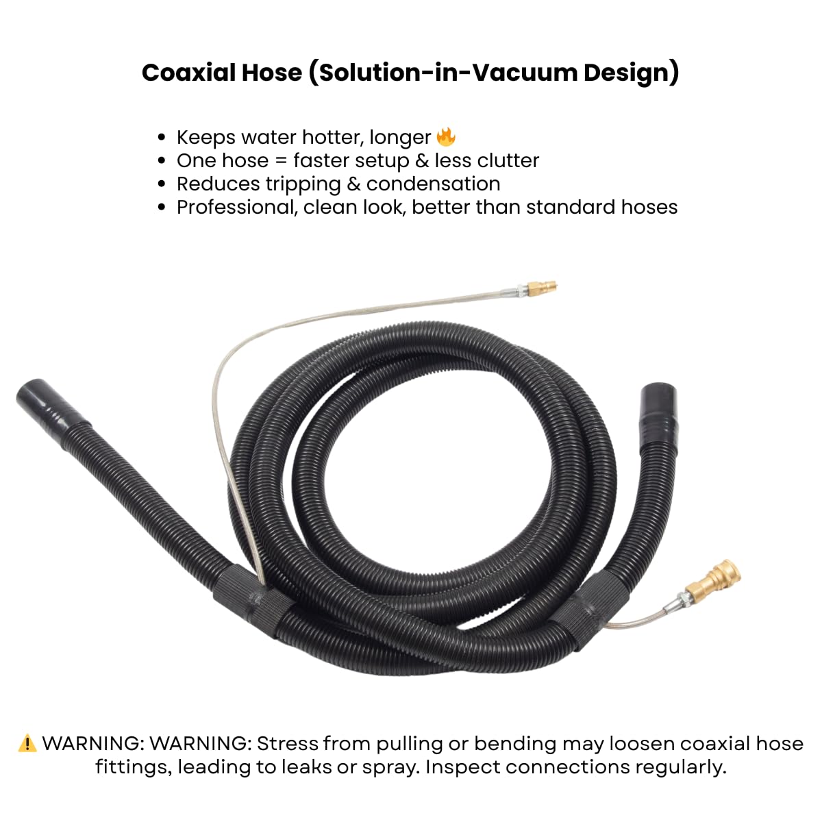 Commercial Heated Carpet & Upholstery Extractor Machine, 160 PSI Hot Water Cleaner, 1.34 HP Vacuum, 149°F Heater, 4.8-Gal and 5.3-Gal Dual Tanks for Auto Detailing, Furniture & Carpet