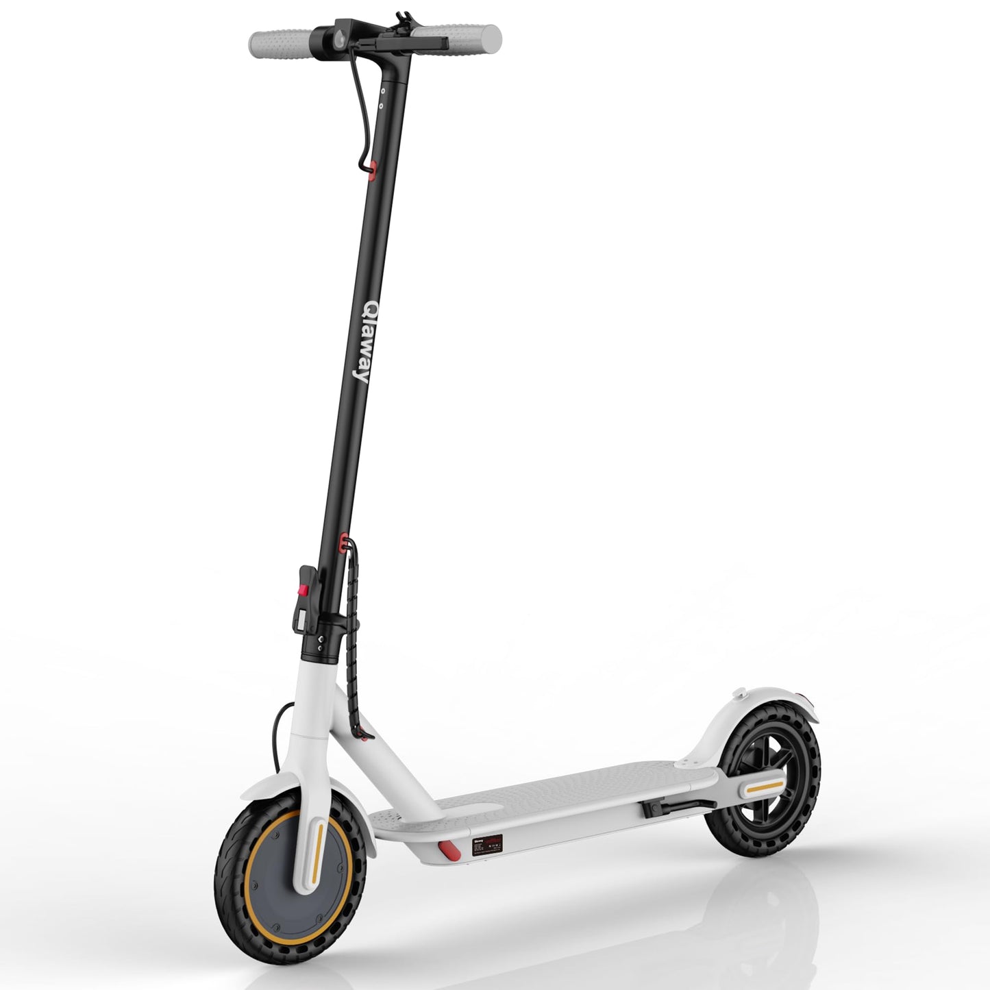 Qlaway 8.5" E Scooter for Adults Frame 19 MPH 350W Motor 281WH Battery, Motorized Up to 22 Miles Range, Foldable Scooter Bearing 265 LBS/APP Control