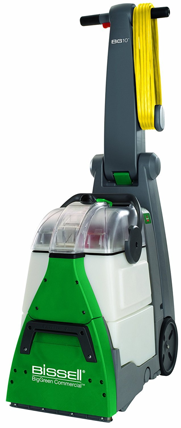 Bissell BigGreen Commercial BG10 Deep Cleaning 2 Motor Extracter Machine w/ Upholstery Tool, and 32 OZ Shampoo Bundle