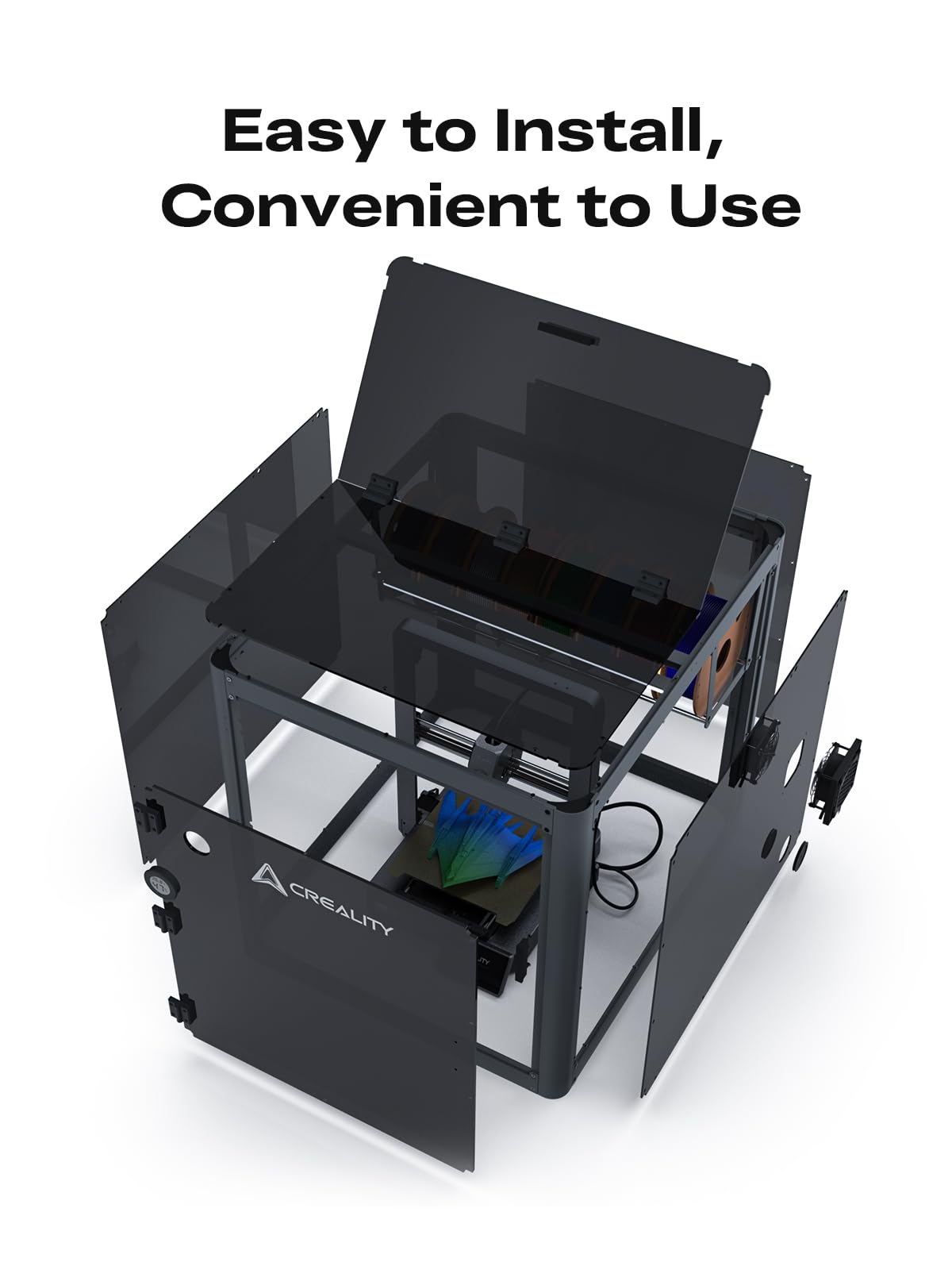 Creality Multifunctional Protective Cover for Ender 3D Printer, Triple Protection, Unlimited Creativity, Heat Insulation and Dustprooft, 3D Printer Accessories