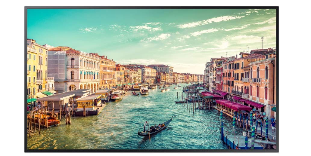 Samsung Business QM43R 43 inch 4K UHD 3840x2160 24/7 Commercial Signage LED Display for Business, HDMI, Wi-Fi, and 3-Year WRNTY, 500 nit (LH43QMREBGCXZA) Black