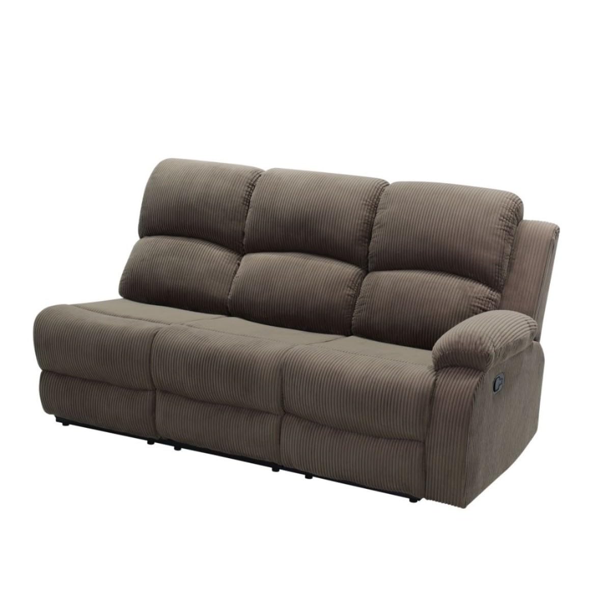 UOCFYK Reclining Sectional Sofa Set, L Shaped Recliner Couch with Cup Holder and Storage Console for Home Theater & Living Room, Camel