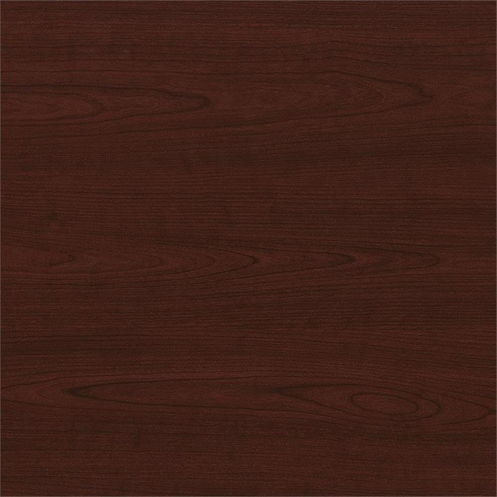 Bush Furniture Saratoga L Shaped Computer Desk with Drawers and Storage in Harvest Cherry | Large Corner Office Table for Workspace