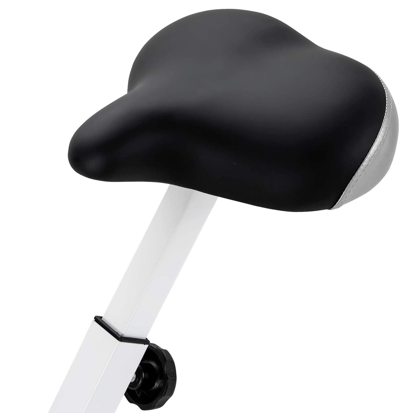 Marcy Foldable Exercise Bike with Adjustable Resistance for Cardio Workout and Strength Training NS-652