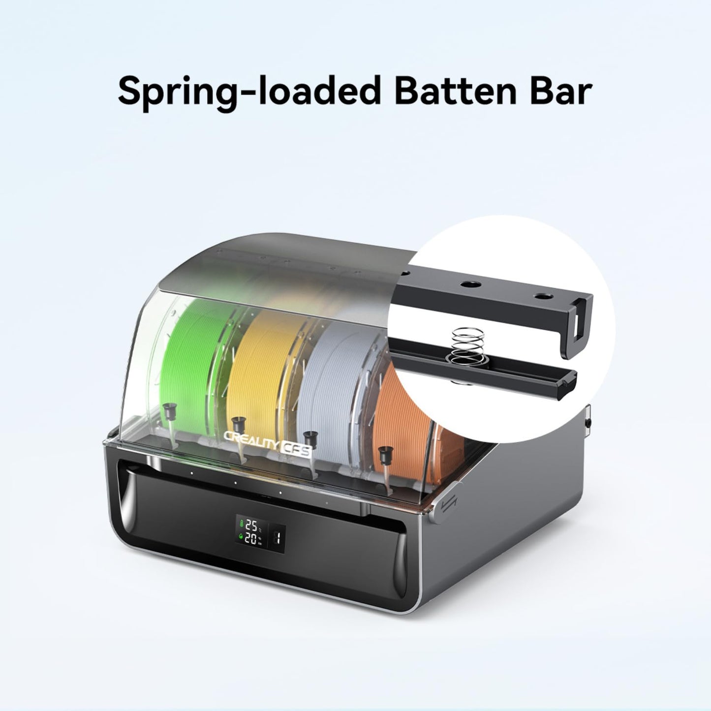 Creality CFS Multi-Color 3D Printer Filament System, Auto Material Identification, Smart Switching/Relay, Supports 4 Parallel Devices for 16 Color Printing, Compatible with K2 Plus/Hi 3D Printers