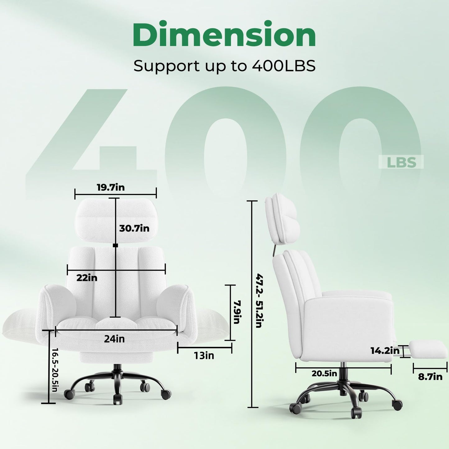 HOMRELEXA Criss Cross Office Chair with Armrests & Wheels, Comfy Velvet Vanity Chair, Ergonomic Executive Gaming Computer Chairs with Foot Rest, Wide Seat Reclining Desk Chair, Pink