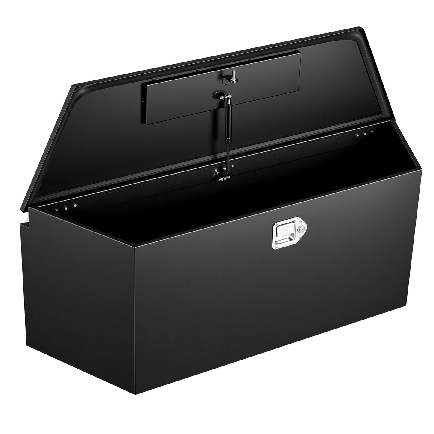 VEVOR Trailer Tongue Box, Heavy Duty Trailer Tongue Tool Box Storage Organizer with Lock & Keys, Utility Tool Chest for Pickup Truck Bed, RV, SUV, Off-Road Vehicle, Steel, 49" x 13.9" x 18.5"
