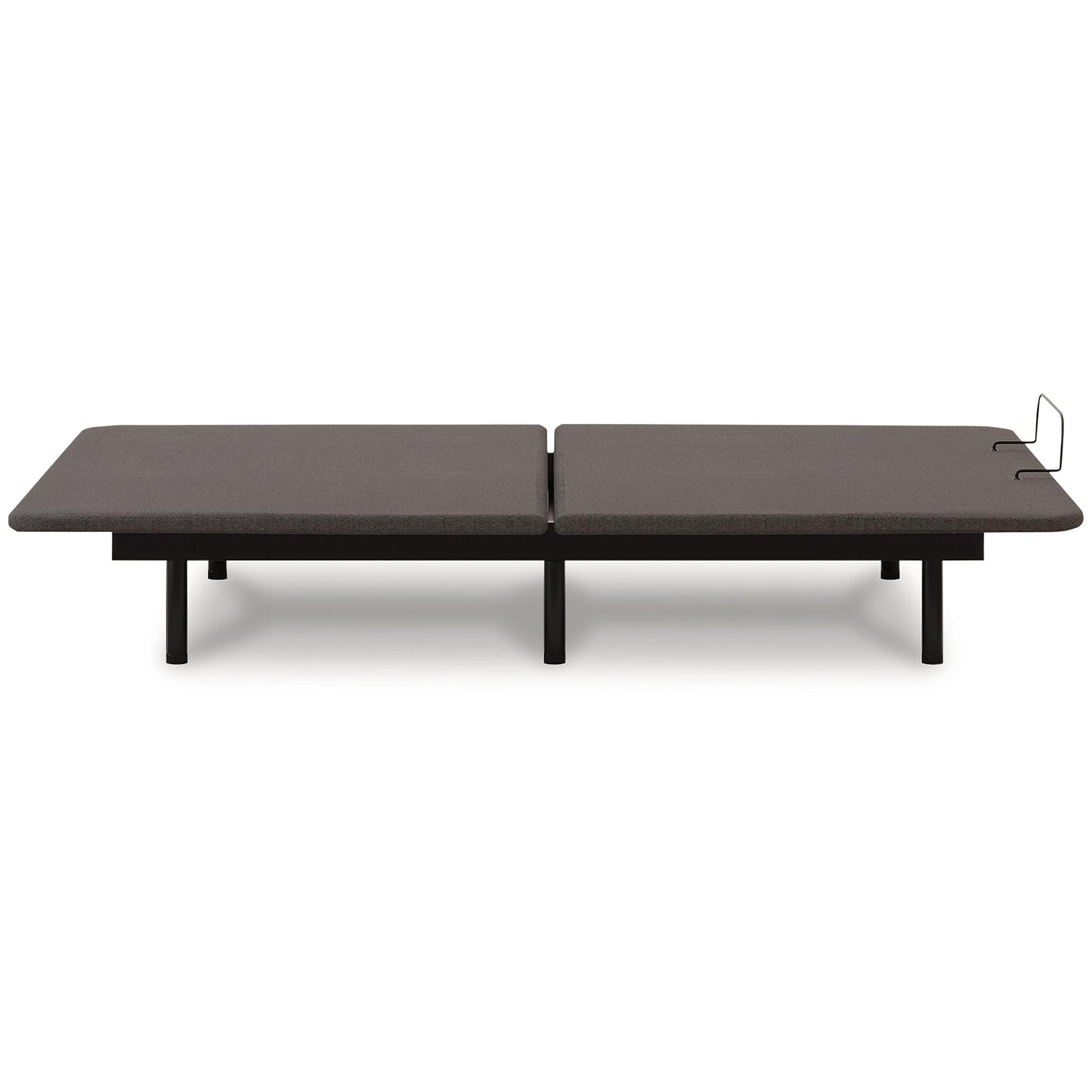 Signature Design by Ashley Head/Foot Model - Good Traditional Adjustable Base with Remote Control and USB Charging Port, Queen, Gray