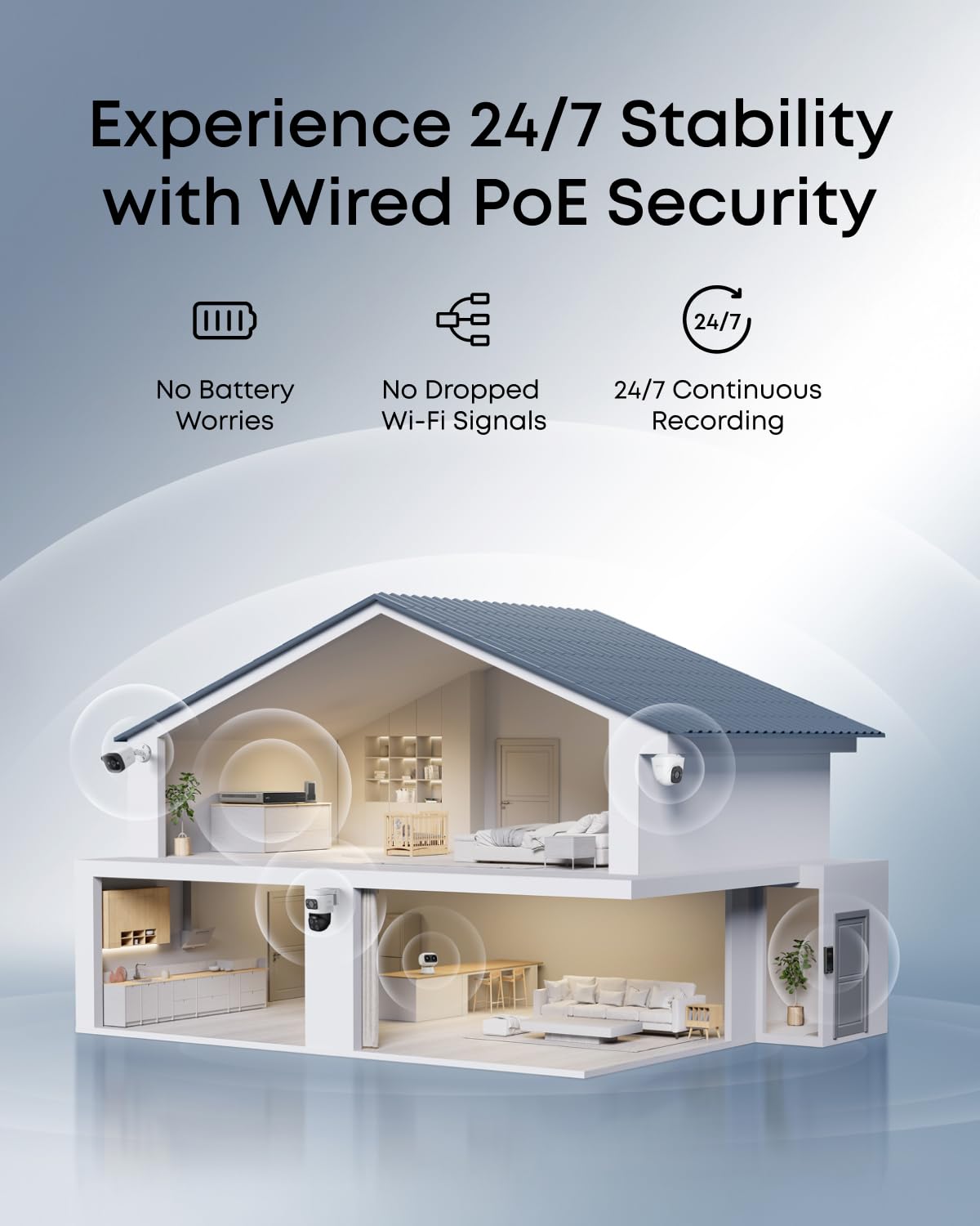 eufy Security 4K NVR Security Camera System S4 Max, POE Wired, 24/7 Recording, Triple Lens Bullet-PTZ Cam, 360° PTZ, Up to 16CH, Cross-Cam Tracking, 8× Auto Zoom, Smart Video Search, 2TB HDD