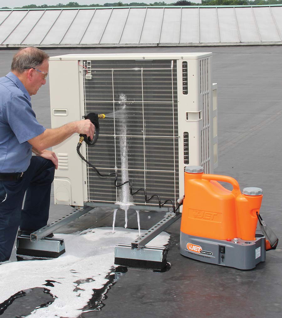 SpeedClean CJ-125 Portable CoilJet Condenser Evaporator Cleaner, Safely Cleans HVAC Coils