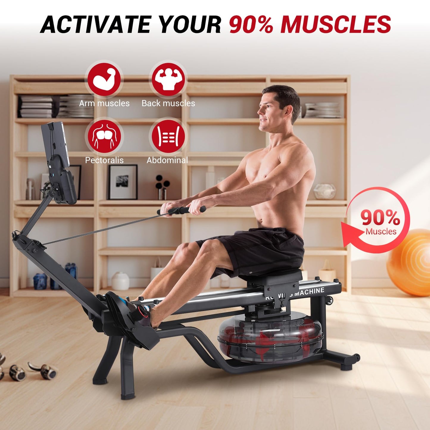 Magnetic Resistance Exercise Bike, Adjustable Seat Stationary Bike with Tablet Holder, 298 LBS Capacity Indoor Cycling Bike, Home Cardio Fitness Workout Equipment, Silver